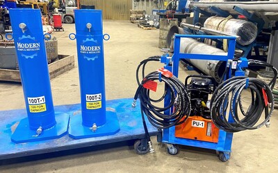 100 TON HYDRAULIC JACKS, DESIGNED AND MANUFACTURED